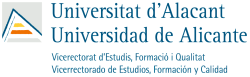 Logo Vicerectorado de Estudios, Formación y Calidad