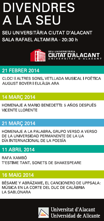 Divendres a la Seu 2014