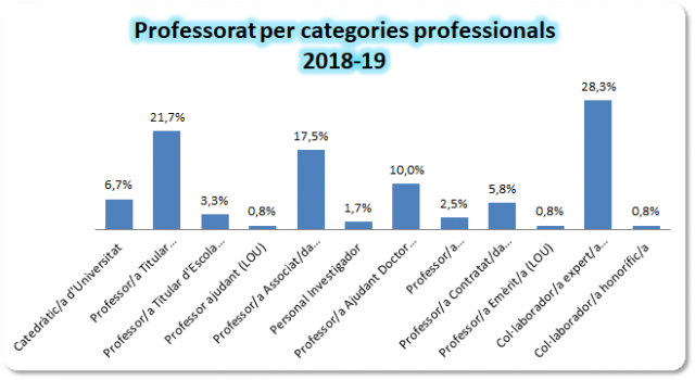 11_Professorat per categories professionals